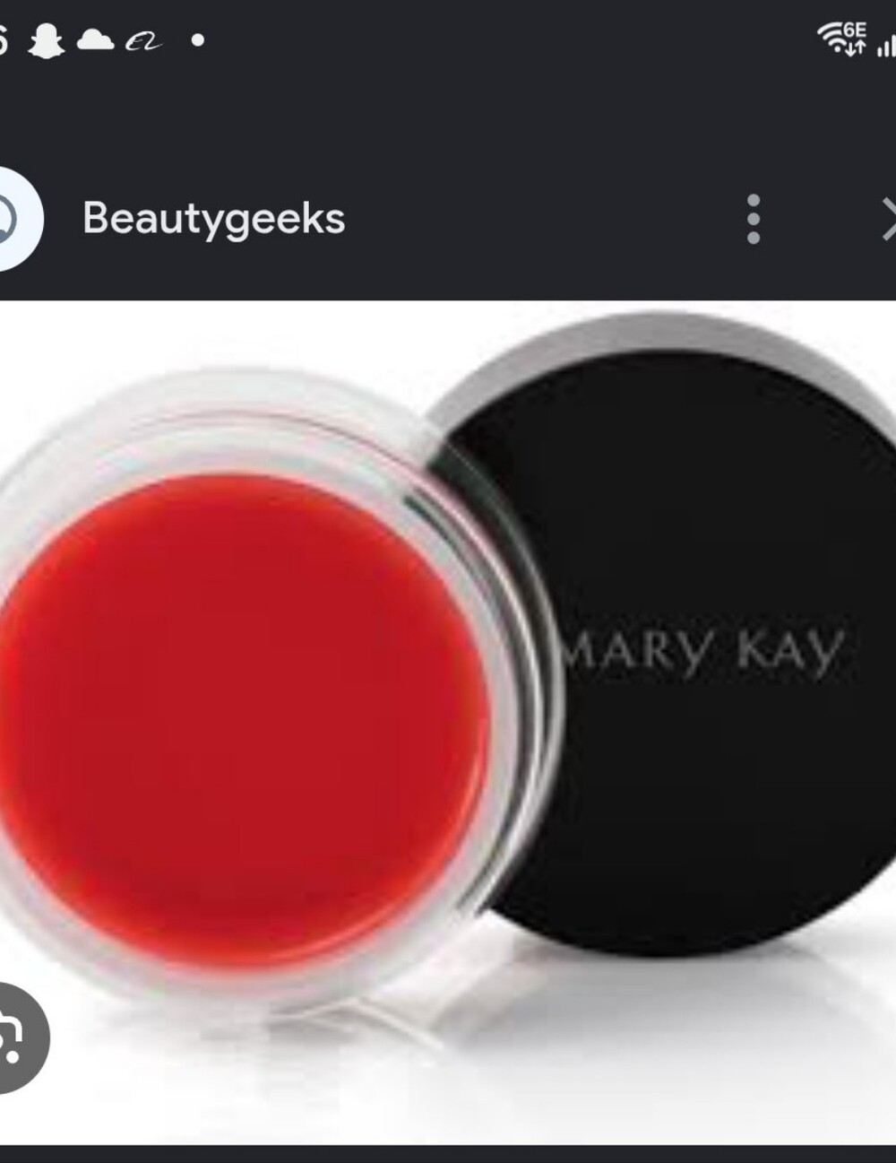 Mary Kay Cheek Glaze Creme Blush in Pomegranate 8 G New No Box